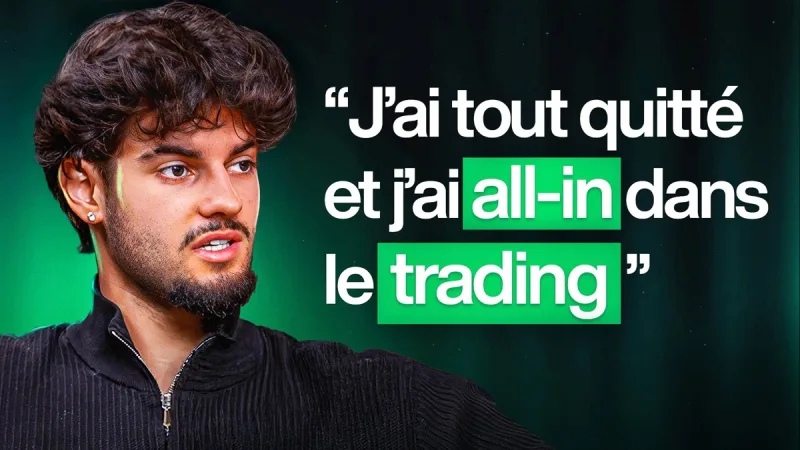 Miniature YouTube avec typographie sans-serif grasse blanche et mots-clés surlignés, exemple de police lisible